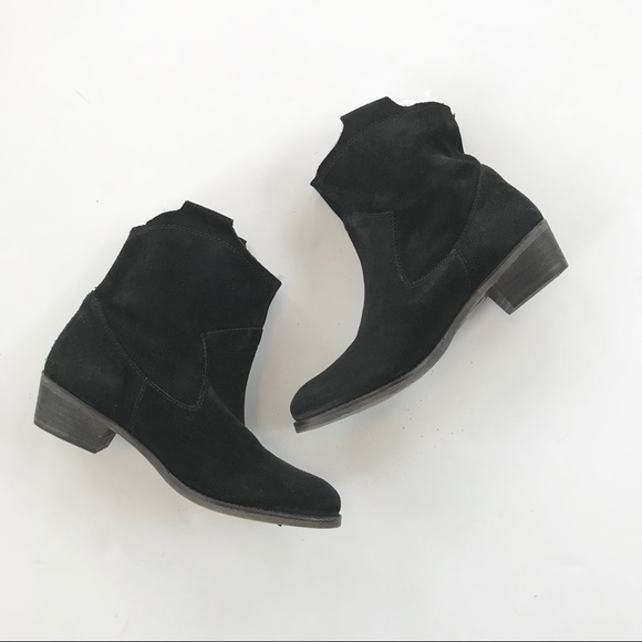 14th & Union Kerr’s Black Suede Bootie 9 NWT - Picture 1 of 8